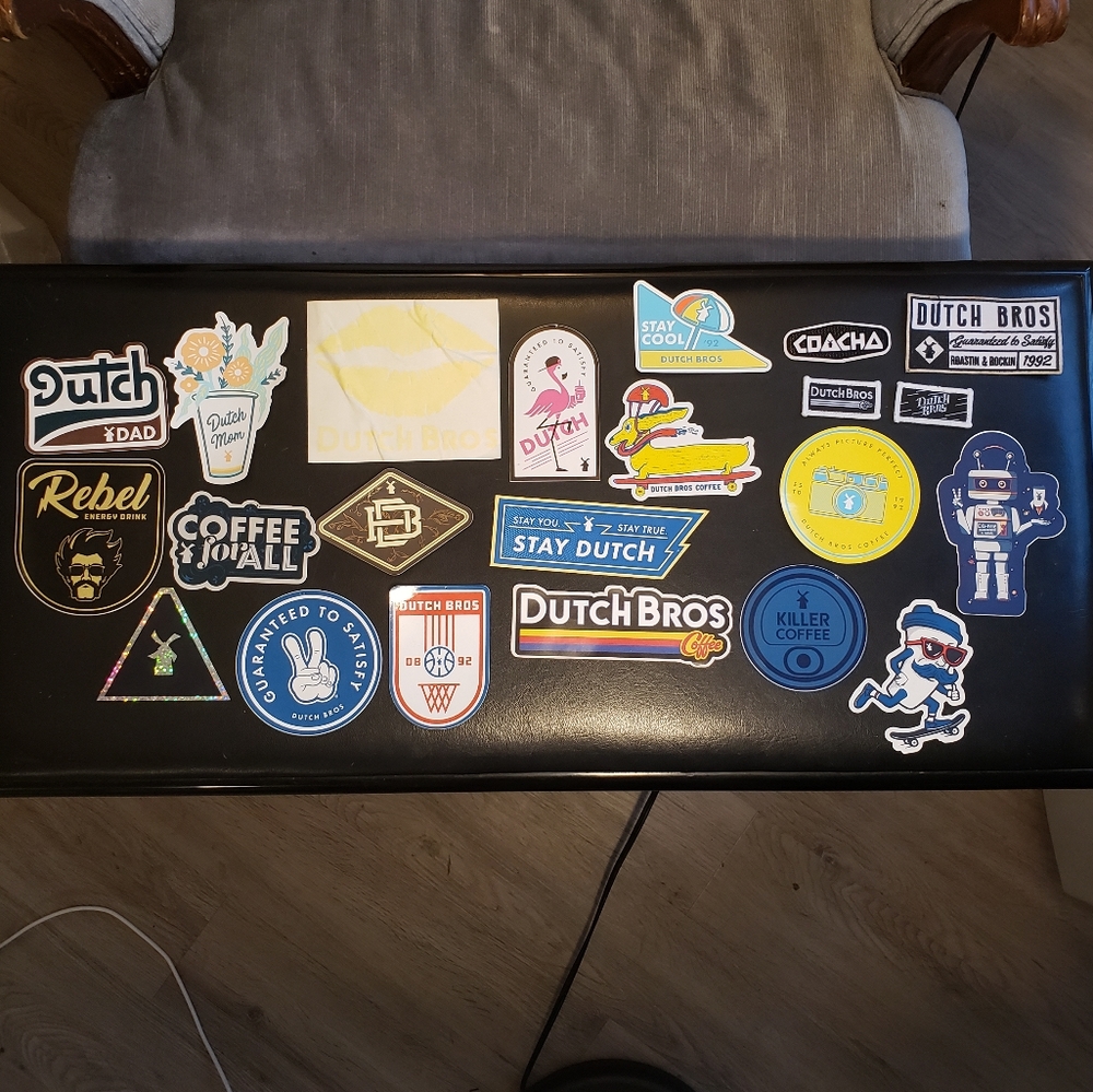 Dutch Bros Sticker Haul